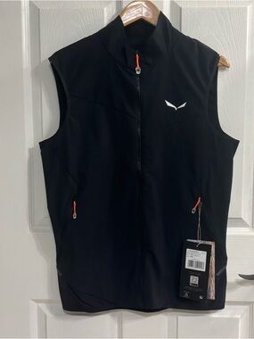 NWT Salewa Nylon Pedroc DST M Light Vest Sz Med Black Out Hiking Gorpcore